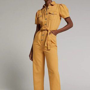 EUC like NEW Anthropologie Marigold Denim Jumpsuit by: Boyish